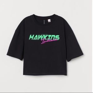 Stranger Things cropped tee
